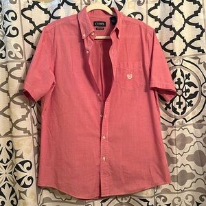 CHAPS button down red check shirt